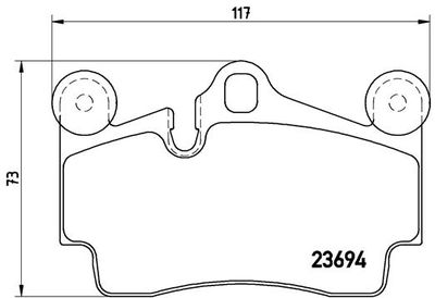 Pastiglie freno posteriore Audi Q7 (4LB) 03/06-01/16 / po