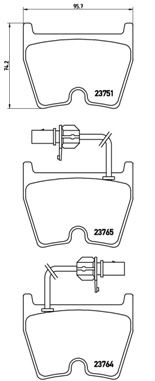 Pastiglie freno anteriore Audi A6 (4B2, C5) 01/97-12/05