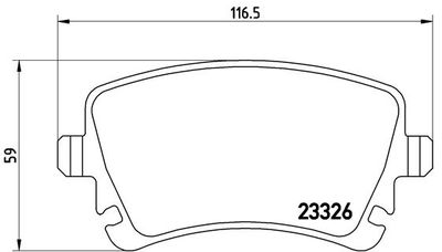 Pastiglie freno posteriore VW Multivan V (7HM, 7HN, 7HF,