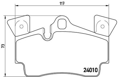 Pastiglie freno posteriore Audi Q7 (4LB) 03/06-01/16 / po