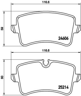 Pastiglie freno posteriore Audi A4 (8W2, 8WC, B9) 05/15->