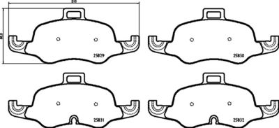 Pastiglie freno anteriore Audi tt (FV3, fvp) 07/14-> / a