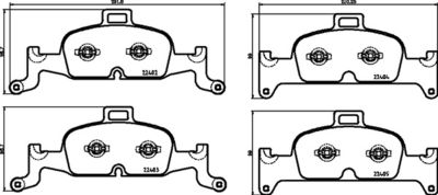 Pastiglie freno anteriore Audi (faw) A4L (B9, 868, 86l)