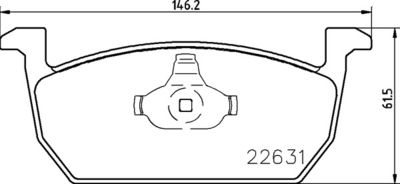 Pastiglie freno anteriore Audi A1 city carver (gbh) 07/1