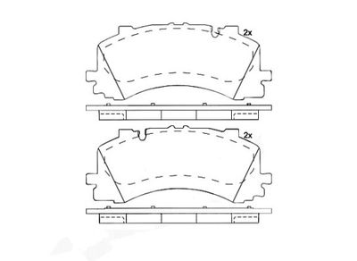 Pastiglie freno anteriore Audi A6 (4A2, C8) 02/18-> / au