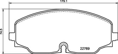 Pastiglie freno anteriore VW (svw) teramont (0A1) 03/17-