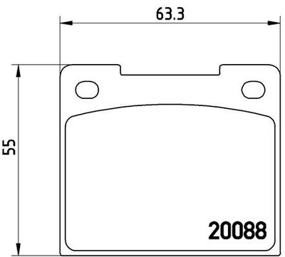 Pastiglie freno anteriore Ford ia escort saloon 0