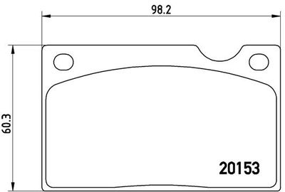 Pastiglie freno anteriore Volvo 240 (P242, P244) 08/74-1