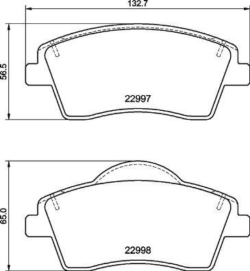 Pastiglie freno anteriore Volvo XC40 (536) 10/17->