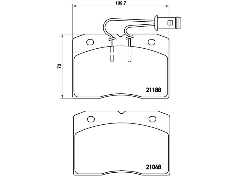Pastiglie freno anteriore Alfa Romeo ar 8 platform/chass