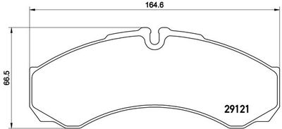 Pastiglie freno ant./ posteriore Iveco daily citys bus 06/14-10
