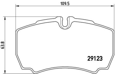 Pastiglie freno posteriore Iveco daily citys bus 06/14-10