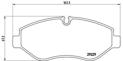 Pastiglie freno anteriore Iveco daily citys bus 06/14-10