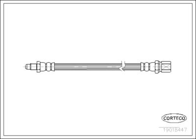 Tubo freno Fiat PANDA-241 81-82