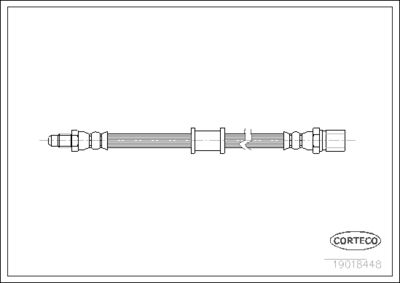 Tubo freno Fiat 127/Fiat l.t.