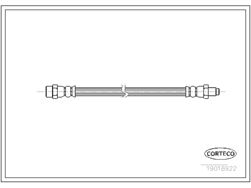Tubo freno VW maggiolino/beetle 1302-1303