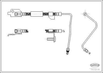 Tubi freno Ford escort v-vi DX