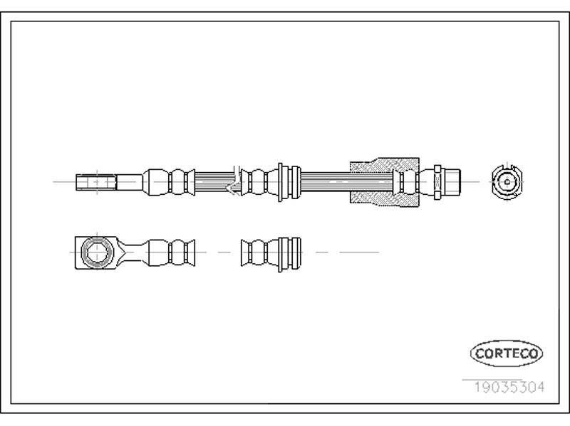 Tubo freno Astra h