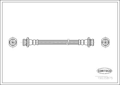 Tubo freno Suzuki ignis II 03 post