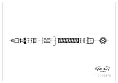 Tubo freno Citroën C5 III kombi post