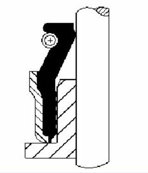 Anelli di tenuta VA03 6,0- 9,80/13,20X 9,50 fkm