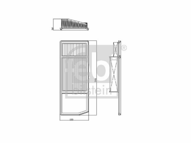 Filtro aria Fiat Panda III 1.3 JTD 16V Panda II