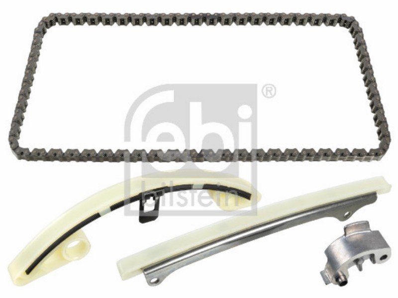 Kit catena distribuzione per albero a camme, con guide di scorrimento e tendicatena