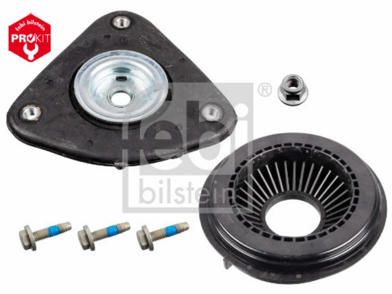 Kit montaggio ammortizzatorecon cuscinetto a sfera, viti e dadi