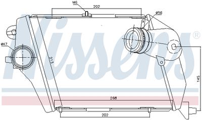 NISSENS 96674 / Intercooler