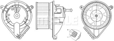 Interior blower