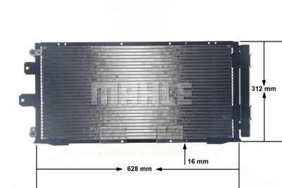 MAHLE AC 333 000S / Condensatore, Climatizzatore BEHR