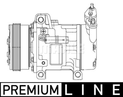 Mahle acp 1255 000P / compressore, climatizzatore behr *** premium line ***