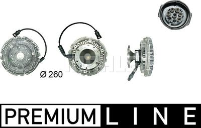 MAHLE CFC 19 000P / Giunto di collegamento, Ventilatore radiatore BEHR *** PREMIUM LINE ***