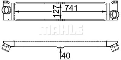 Mahle ci 157 000S / intercooler behr