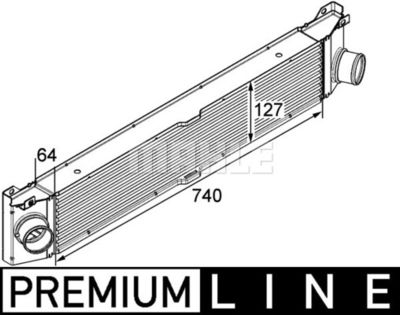 Mahle ci 158 000P / intercooler behr *** premium line ***