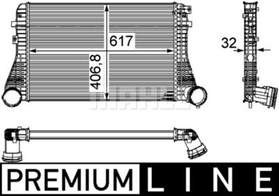 Mahle ci 161 000P / intercooler behr *** premium line ***