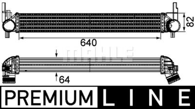 Mahle ci 165 000P / intercooler behr *** premium line ***