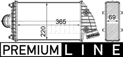 Mahle ci 379 000P / intercooler behr *** premium line ***