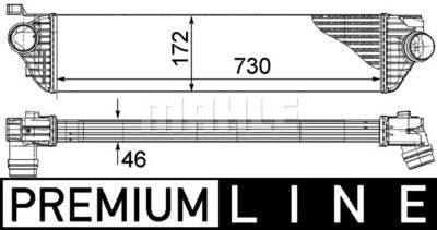 Mahle ci 386 000P / intercooler behr *** premium line ***