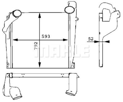 Mahle ci 98 000P / intercooler behr *** premium line ***