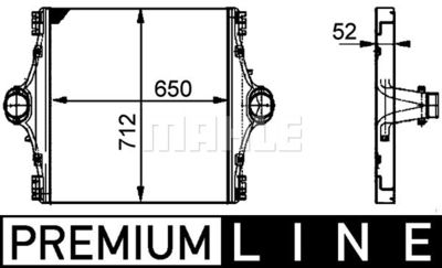 Mahle ci 99 000P / intercooler behr *** premium line ***