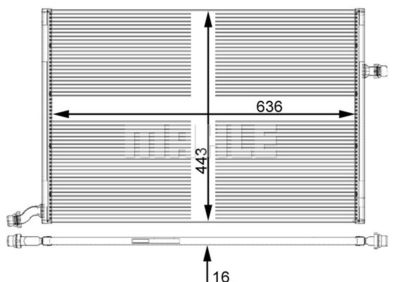 MAHLE CIR 25 000P / Radiatore bassa temperatura, Intercooler BEHR *** PREMIUM LINE ***