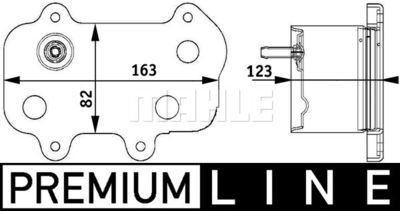 Mahle clc 61 000P / radiatore olio, olio motore behr *** premium line ***