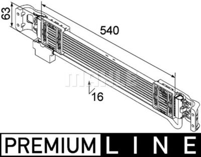 Mahle clc 69 000P / radiatore olio, olio motore behr *** premium line ***