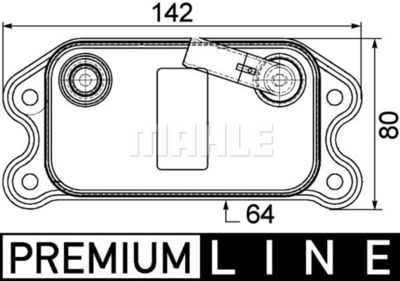 Mahle clc 70 000P / radiatore olio, olio motore behr *** premium line ***