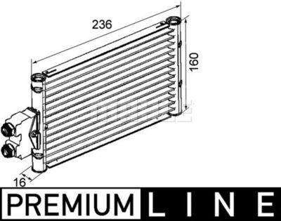 MAHLE CLC 74 000P / Radiatore olio, Cambio automatico BEHR *** PREMIUM LINE ***