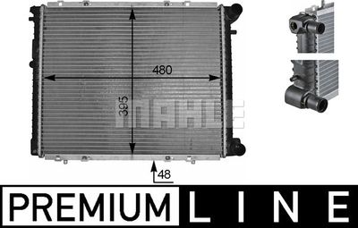 MAHLE CR 152 000P / Radiatore, Raffreddamento motore BEHR *** PREMIUM LINE ***