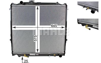 MAHLE CR 1521 000S / Radiatore, Raffreddamento motore BEHR