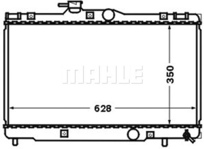 MAHLE CR 1525 000S / Radiatore, Raffreddamento motore BEHR