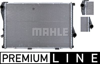 MAHLE CR 298 000P / Radiatore, Raffreddamento motore BEHR *** PREMIUM LINE ***